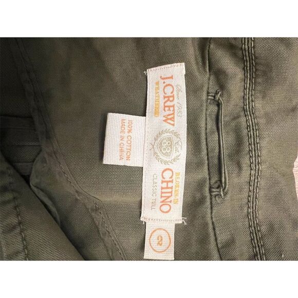 J. Crew Women's Broken-In Chino Twill Jacket Size 2 Green - Picture 5 of 5